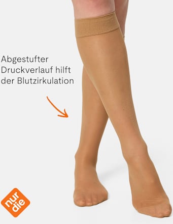 Knie Fit in Form Kniestrümpfe - Amber 40 DEN (1 Paar) nur die