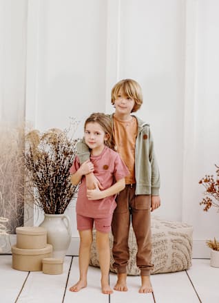 Anouk T-Shirt mit Badge, rosa, Gr. 128 Anouk natubini