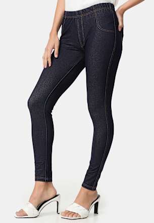 Treggings in Jeans-Optik blau Gr. 40/44 nur die