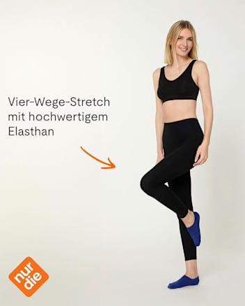 Leggings Soft-Touch schwarz Gr. 40/42 nur die
