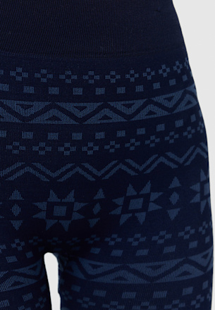 Kuschel Leggings mit Norweger-Muster blau Gr. 40/42, 100 DEN nur die