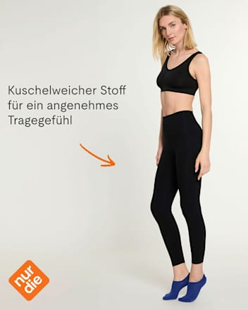 Leggings Soft-Touch schwarz Gr. 40/42 nur die