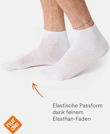 Sneakersocken Classic weiß Gr. 43-46 nur der