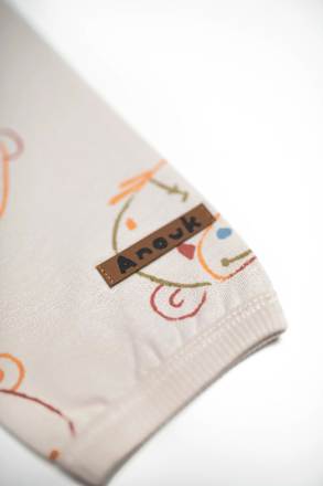 Anouk Langarmshirt mit Tasche & Affi-Motiv, beige, Gr. 116 Anouk natubini