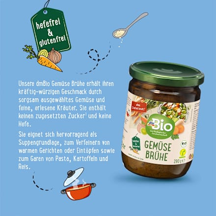 Gemüsebrühe, glutenfrei dmBio