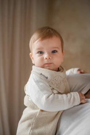 Anouk Halstuch mit Affi- & Anouk-Motiv, beige Anouk natubini