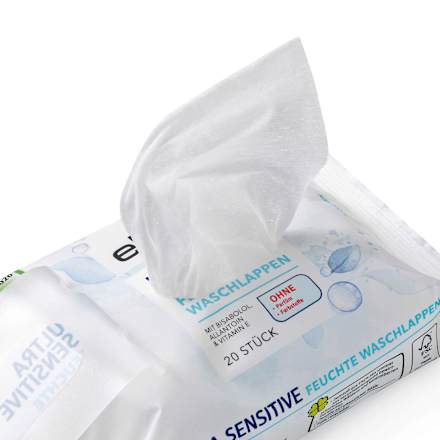 Ultra szenzitív nedves törlőkendő ebelin