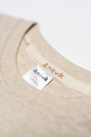 Anouk Langarmshirt mit Affi-Motiv, beige, Gr. 110 Anouk natubini