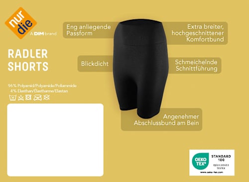 Shorts in Ripp-Optik schwarz Gr. 36/38 nur die