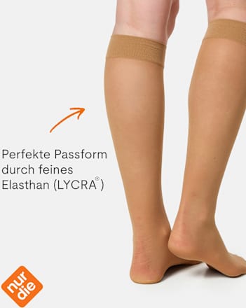 Knie Fit in Form Kniestrümpfe - Amber 40 DEN (1 Paar) nur die