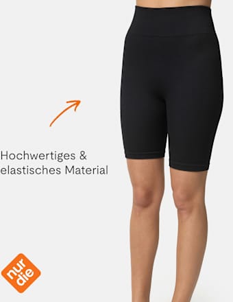 Shorts in Ripp-Optik schwarz Gr. 36/38 nur die