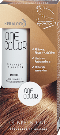 one color Permanent Coloration - Dunkelblond Keralock