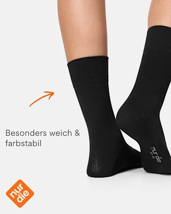 bambus Thermo Socken schwarz, Gr. 39 - 42 (1 Paar) nur die