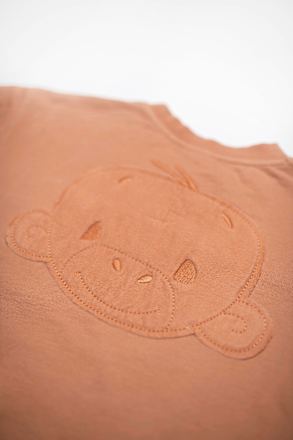 Anouk Sweatshirt mit Affi-Applikation, orange, Gr. 116 Anouk natubini