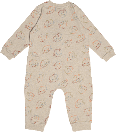 Anouk Overall mit Anouk-Stickerei & Knopfleiste, beige, Gr. 86/92 Anouk natubini
