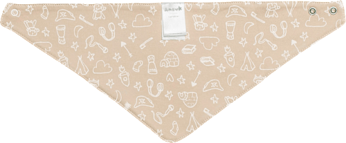 Anouk Halstuch mit Affi- & Anouk-Motiv, beige Anouk natubini
