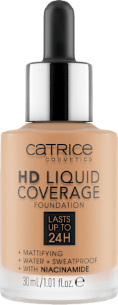 Foundation Liquid HD Coverage Waterproof 046 Camel Beige  CATRICE