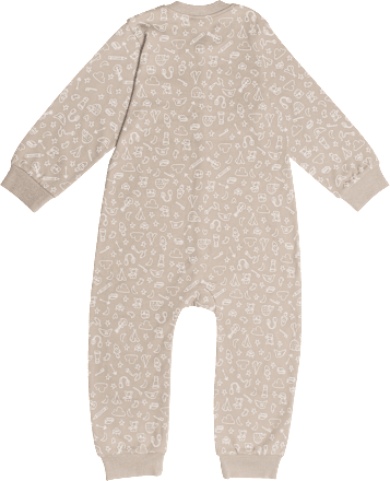 Anouk Overall mit Affi-Applikation & Knie Patches, beige, Gr. 74/80 Anouk natubini