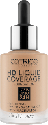 Foundation Liquid HD Coverage Waterproof 050 Rosy Ash CATRICE