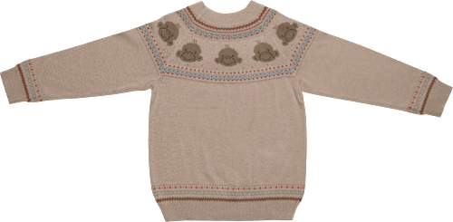Anouk Pullover aus Strick mit Raglanärmeln & Affi-Muster, beige, Gr. 98 Anouk natubini