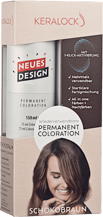 Permanente Coloration - Schokobraun Keralock