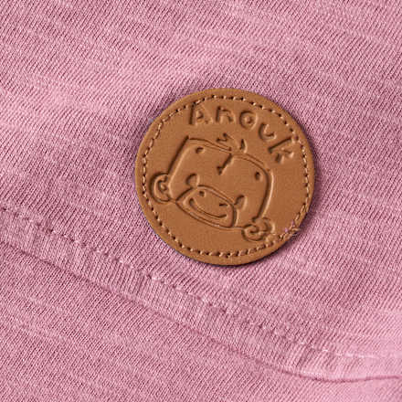 Anouk T-Shirt mit Badge, rosa, Gr. 128 Anouk natubini