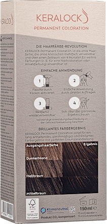 Permanent Coloration - Dunkelbraun Keralock