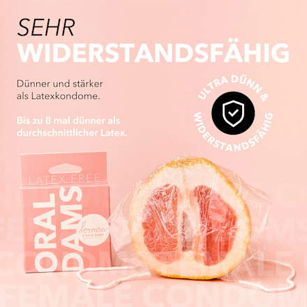 Lecktücher - Oral Dams, latexfrei loovara INTIMATE