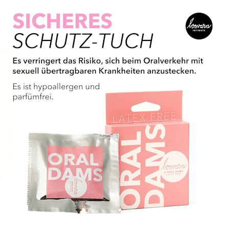 Lecktücher - Oral Dams, latexfrei loovara INTIMATE