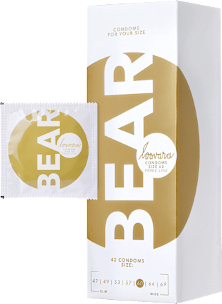 Kondome Bear, Breite 60mm loovara INTIMATE