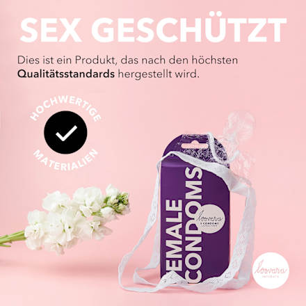 Frauenkondome, latexfrei loovara INTIMATE