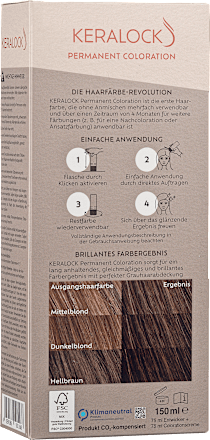 Permanente Coloration - Schokobraun Keralock