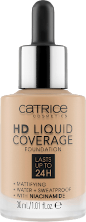 Foundation HD Liquid Coverage 032 Nude Beige CATRICE