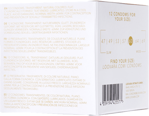 Kondome Bear, Breite 60mm loovara INTIMATE