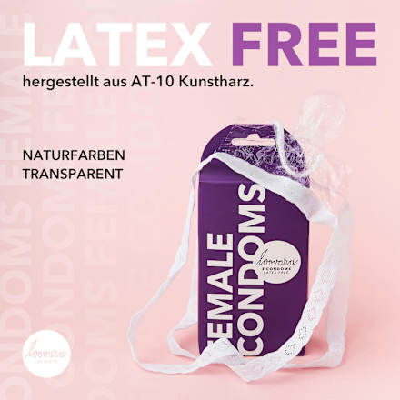Frauenkondome, latexfrei loovara INTIMATE