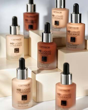 Foundation Liquid HD Coverage Waterproof 005 Ivory Beige CATRICE