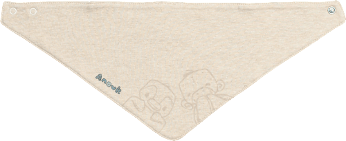 Anouk Halstuch mit Affi- & Anouk-Motiv, beige Anouk natubini
