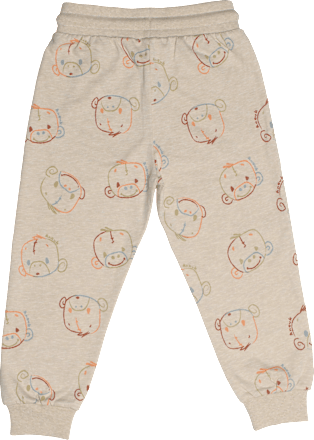 Anouk Jogginghose mit Affi-Motiv & Kordel, beige, Gr. 110 Anouk natubini