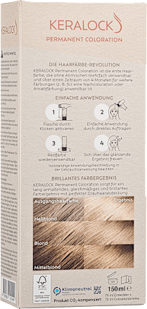 Permanent Coloration - Hellblond Keralock