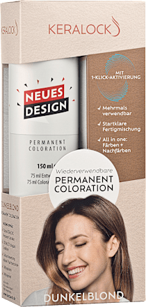 one color Permanent Coloration - Dunkelblond Keralock