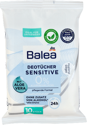 Deo robčki Sensitive za občutljivo kožo Balea