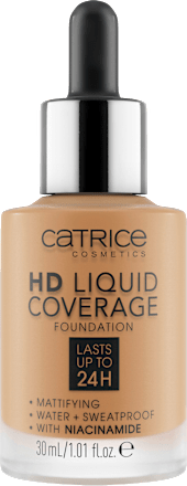 Foundation Liquid HD Coverage Waterproof 048 Desert Beige  CATRICE