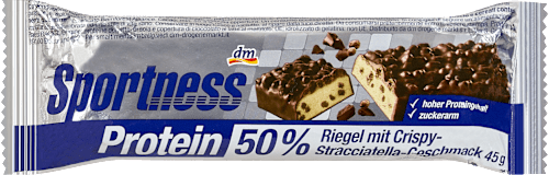 Energetska štanglica - stracciatela, sa zaslađivačima Sportness