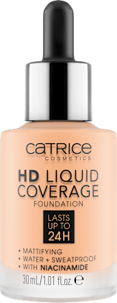 Podkład HD Liquid Coverage Foundation 005 Ivory Beige CATRICE