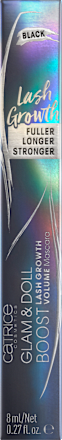 Mascara Glam & Doll Boost Lash Growth Volume 010 Black CATRICE