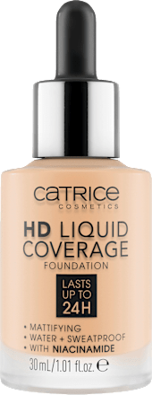 Foundation Liquid HD Coverage Waterproof 005 Ivory Beige CATRICE