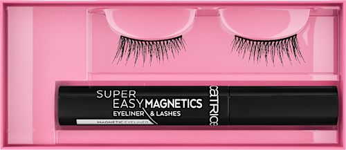 Künstliche Wimpern Super Easy Magnetics (1 Paar) &  Eyeliner 020 Xtreme Attraction CATRICE