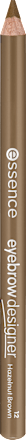 Ceruzka na obočie Eyebrow Designer 12 Hazelnut Brown essence