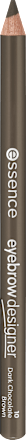 Ceruzka na obočie Eyebrow Designer 10 Dark Chocolate Brown essence