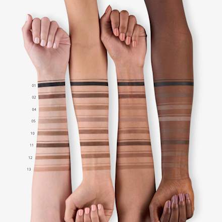 tužka na obočí s kartáčkem 11 deep brown essence